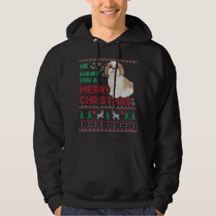Funny Cavachon Lover Ugly Christmas Dog Lover Xmas Hoodie