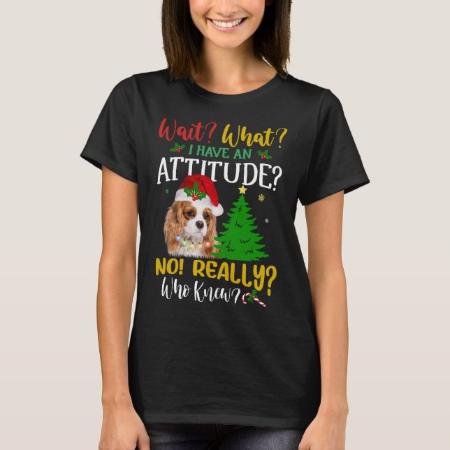 Funny Cavalier King Charles Spaniel Dog T-Shirt (Front)