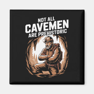 Funny Caving Spelunking Potholing Climbing Rescue Magnet