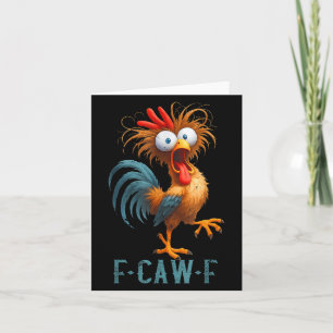 Funny Caw Shirt Black Crow Chicken Funny Chicken H Card