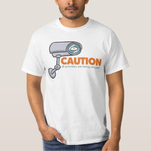 Funny CCTV Cartoon Men's T-Shirts