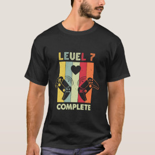 Funny Celebrate 7th Wedding Anniversary - Level 7  T-Shirt