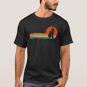 Funny Cello Player Cellist Orchestra Musician Retr T-Shirt