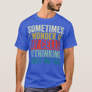 Funny Cello Player Violoncello Retro T-Shirt