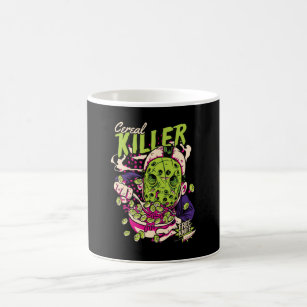 Funny cereal killer coffee mug