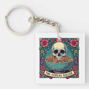 Funny Cereal Killer Family Cereal Lovers  Key Ring