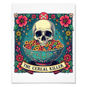 Funny Cereal Killer Family Cereal Lovers  Photo Print