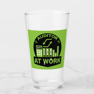 Funny Certified Auditor Gift Glass