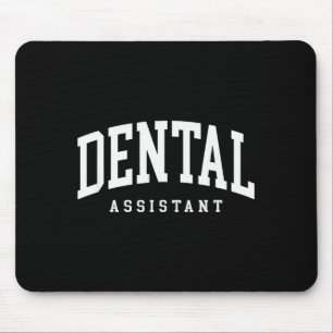 Funny certified dental assistant dental hygienist mouse pad