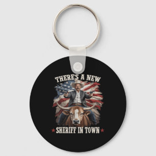 Funny Chad Bianco Cowboy Bianco For California Gov Key Ring