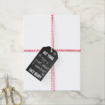 Funny Chalkboard Christmas Gift Tags | Pack of 10<br><div class="desc">Chalkboard background with hand-drawn chalk gifts,  snowflakes and snow funny " It's just what I wanted" holiday gift tags.</div>