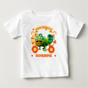 Funny Chameleon Good Morning Sunshine Baby T-Shirt