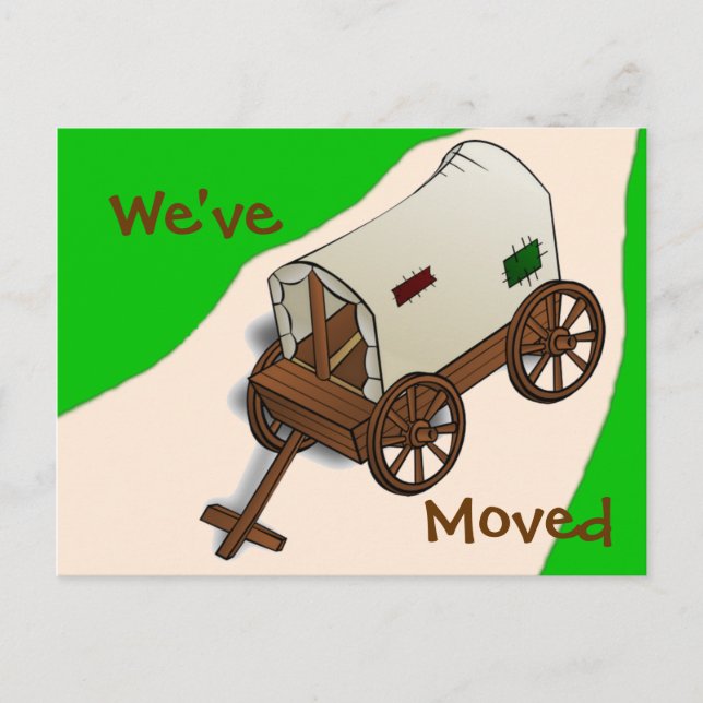 Funny Change of Address Post Card (Front)