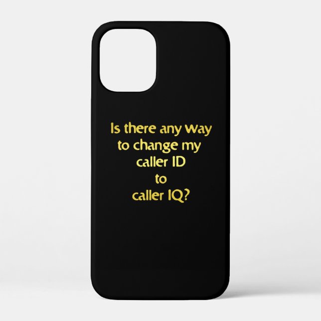 Funny Changing ID to IQ Joke Case-Mate iPhone Case (Back)