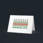 FUNNY  CHANUKAH HANUKKAH LITES GIFTS HOLIDAY CARD<br><div class="desc">GIVE THESE HANUKKAH LITES GIFTS TO YOUR FAVORITE DRINKERS WHO APPRECIATE JEWISH HUMOR.</div>