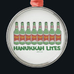 FUNNY  CHANUKAH HANUKKAH LITES GIFTS METAL TREE DECORATION<br><div class="desc">GIVE THESE HANUKKAH LITES GIFTS TO YOUR FAVORITE DRINKERS WHO APPRECIATE JEWISH HUMOR.</div>