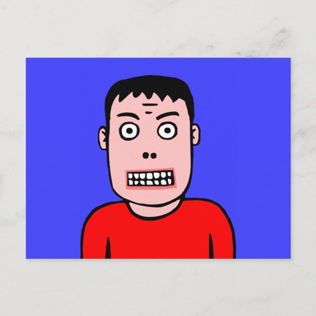 Funny Character Postcard (Front)