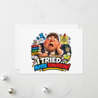 Funny Characters Back to School Balloon Holiday Card