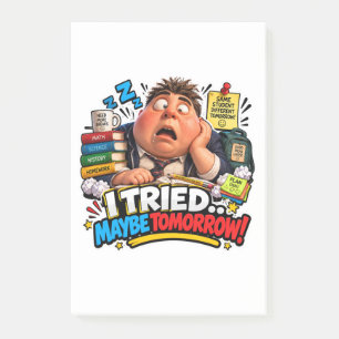 Funny Characters Back to School Balloon Post-it Notes