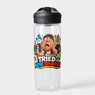 Funny Characters Back to School Balloon Water Bottle