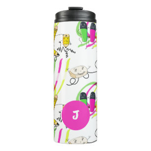 Funny characters school supplies. Custom model 2. Thermal Tumbler