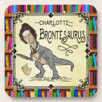 Funny Charlotte Bronte Saurus Dinosaur Book Reader