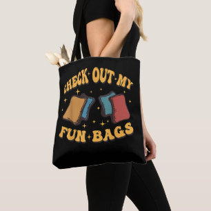 Funny Check Out My bags Cornhole Players bag toss