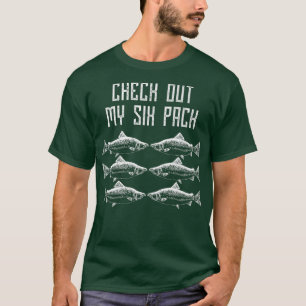 Funny Check Out My Si Pack Salmon Fishing Lovers P T-Shirt