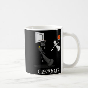 Funny Checkmate Chess Basketball Game Board King P Coffee Mug