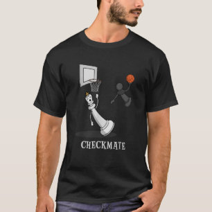 Funny Checkmate Chess Basketball Game Board King P T-Shirt