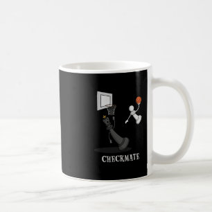 Funny Checkmate Chess Sketll Game Board King Pawn Coffee Mug