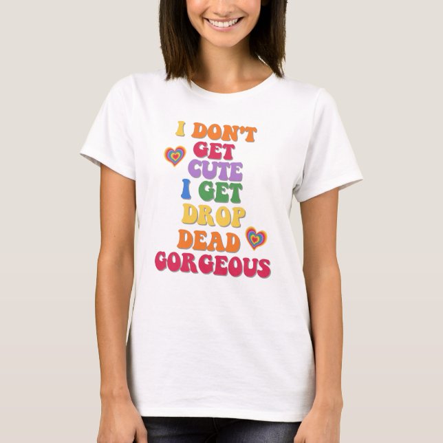 Funny Cheeky and Cute LGBT Pride Month T-Shirt (Front)