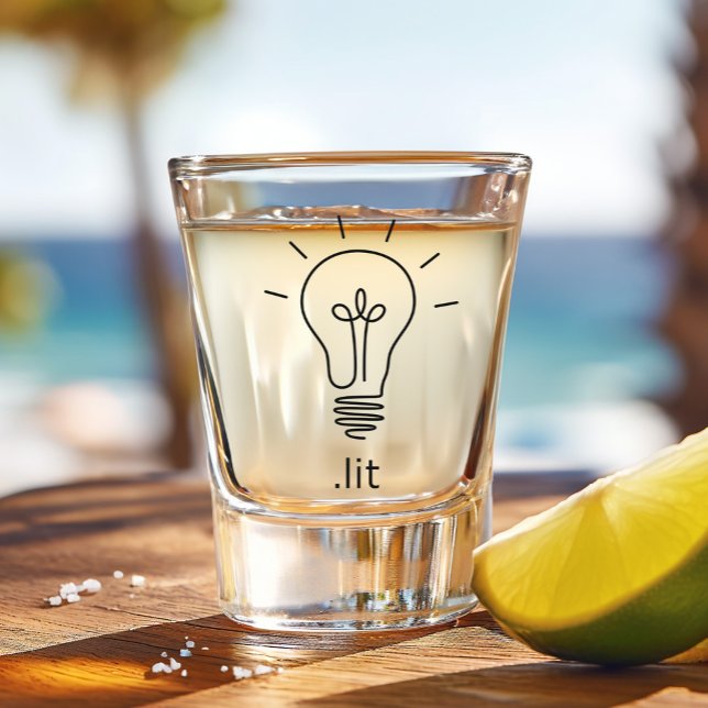 Funny Cheeky Sippers Lit Humourous Shot Glass (Funny Cheeky Sipper Lit Shot Glass by MugPint)