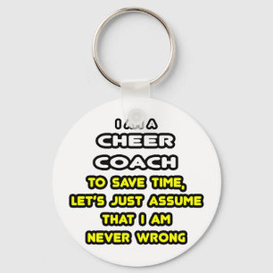 Funny Cheer Coach T-Shirts and Gifts Key Ring