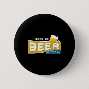 Funny Cheer Dad Beer Competition Cheerleading T-sh 6 Cm Round Badge