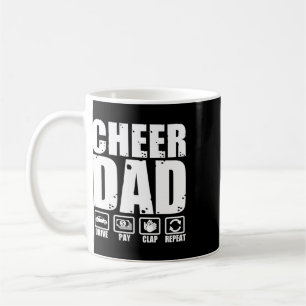 Funny Cheer Dad Proud Cheerleader Father Humour Fa Coffee Mug