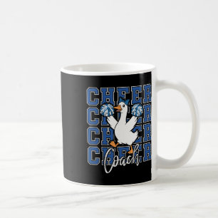 Funny Cheer Goose Coach Blue Coquette Bow Sport Ch Coffee Mug