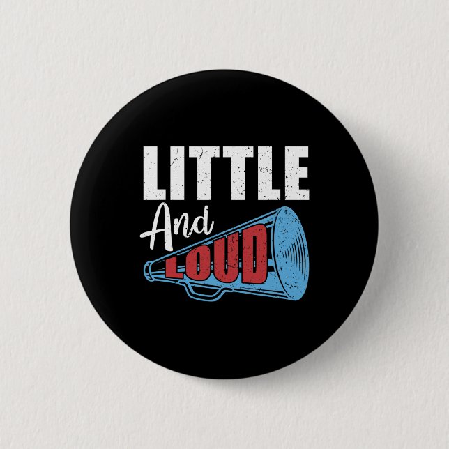 Funny Cheer Team Cheerleader Practice Cheering Che 6 Cm Round Badge (Front)
