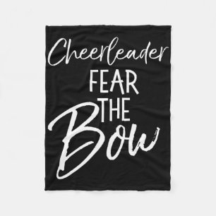 Funny Cheer Team Gift Matching Cheerleader Fear Th Fleece Blanket