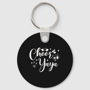 Funny Cheer Yaya Cheerleading Cool Mum Grandma Mat Key Ring