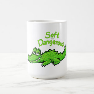 Funny Cheerful Crocodile Smile-Soft but Dangerous Coffee Mug