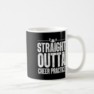 Funny Cheerleader Art Women Girls Cheer Flyer Chee Coffee Mug