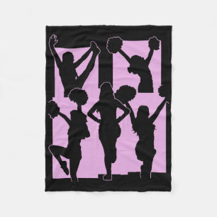 Funny Cheerleader Cheering Acrotic Enthusiast Chee Fleece Blanket