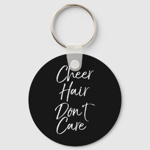 Funny Cheerleader Comp Gift For Girls Cheer Hair D Key Ring