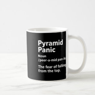 Funny Cheerleader Definition Pyramid Panic Team Gy Coffee Mug