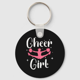 Funny Cheerleader Design For Girls Teen Women Chee Key Ring