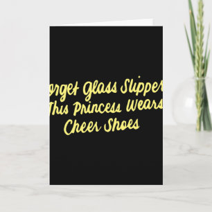 Funny Cheerleader Design For Girls Women Cheerlead Card