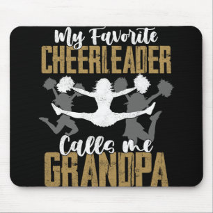 Funny Cheerleader Grandpa Shirt Cheerleading Grand Mouse Pad