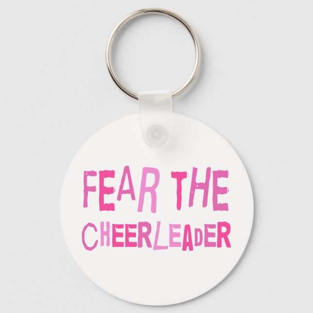 Funny Cheerleader Key Ring (Front)