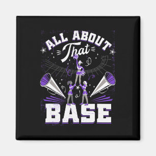 Funny Cheerleading All About That Se Cheer Leader Magnet